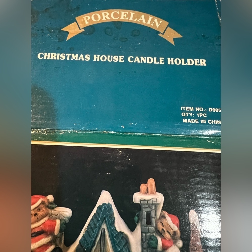 Vintage Christmas Candle Holder - Picture 3 of 14